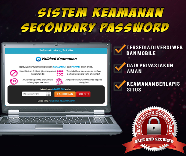 Sistem Keamanan Terbaru Secondary Password