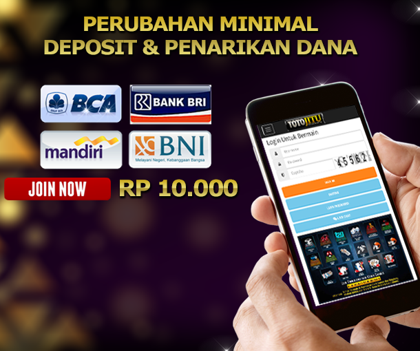 Perubahan Minimal Deposit & Penarikan Dana Totojitu