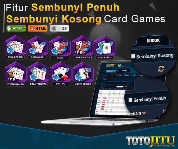 Fitur Sembunyi Penuh & Sembunyi Kosong Card Games