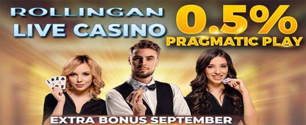 BONUS SEPTEMBER MELEDAK!! LIVE CASINO DI TOTOJITU