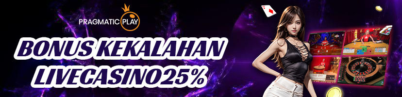 BONUS CASHBACK KEKALAHAN LIVE CASINO 25% || SEPTEMBER