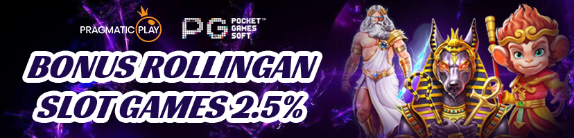 BONUS ROLLINGAN SLOT PRAGMATIC PLAY & PG SOFT 2.5% || SEPTEMBER